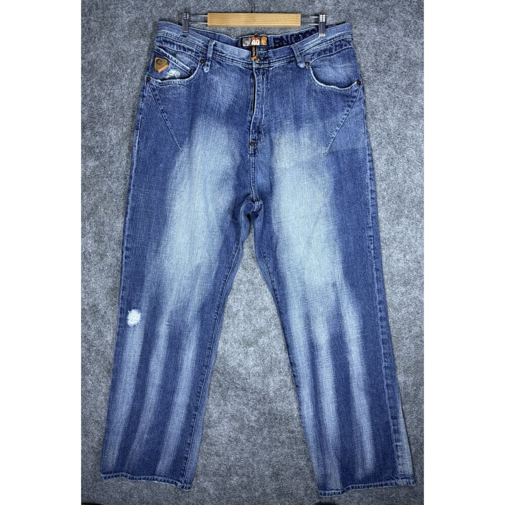 VTG Akademiks Baggy Fit Jeans Men's 40 (Fits 40x32) Y2K Hiphop